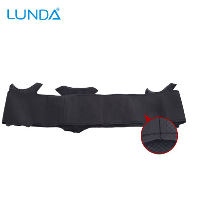 

LUNDA Черный Подлинная кожа Замша Ручная сшитая рулевая колесо для Hyundai Santa Fe 2013 2014 2015 Hyundai ix45