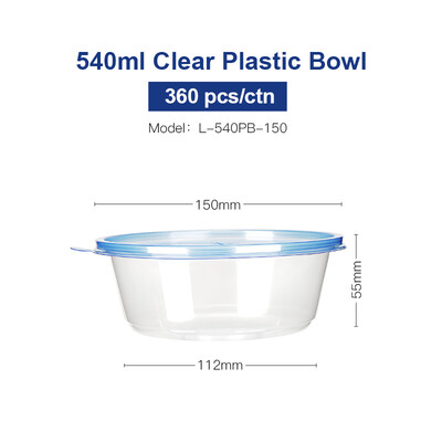 OTOR Salad Bowl with Lid Take Away Plastic Food Container Clear Bowl Box for Fast Food Bento Microwaveable 150mm 360pcs
OTOR Salad Bowl with Lid Take Away Plastic Food Container Clear Bowl Box for Fast Food Bento Microwaveable 150mm 360pcs