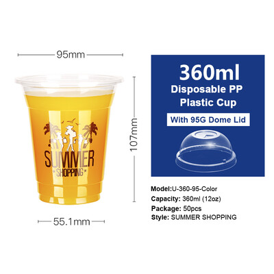OTOR 360460500660ml Disposable Plastic Cups with Dome & Flat Lids for Juice Tea Milk Iced Coffee Bubble Boba Smoothie 50pcs
OTOR 360460500660ml Disposable Plastic Cups with Dome & Flat Lids for Juice Tea Milk Iced Coffee Bubble Boba Smoothie 50pcs