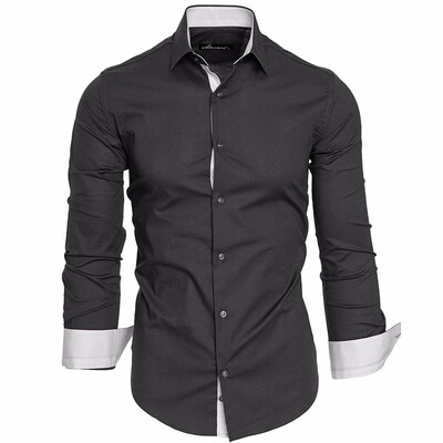 Men Fashion Long Sleeve Shirts Cotton Business Turn-down Collar Shirts Plus Size -4XL
Men Fashion Long Sleeve Shirts Cotton Business Turn-down Collar Shirts Plus Size -4XL