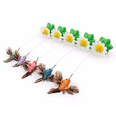Electric Puppy Kitten Toys Funny Bird Colorful Flying Butterfly Around Flowers Toys Intelligence Training Scratch Pet Toy for Dog
Electric Puppy Kitten Toys Funny Bird Colorful Flying Butterfly Around Flowers Toys Intelligence Training Scratch Pet Toy for Dog