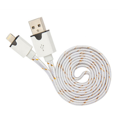 New 123M 3610Ft Flat Noodle Strong Fabric Braided Data Sync Charger Cable For iPhone 5 5S 6 6S Plus iPad Mini 4
New 123M 3610Ft Flat Noodle Strong Fabric Braided Data Sync Charger Cable For iPhone 5 5S 6 6S Plus iPad Mini 4