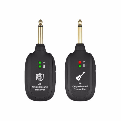UHF Guitar Wireless System Transmitter Receiver Built-in Rechargeable Lithium Battery Max 50M Transmission Range for Electric Gui
UHF Guitar Wireless System Transmitter Receiver Built-in Rechargeable Lithium Battery Max 50M Transmission Range for Electric Gui