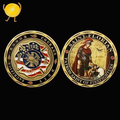 US guards the sacred florian commemorative coin the United States military emblem gold plated coin antique coin
US guards the sacred florian commemorative coin the United States military emblem gold plated coin antique coin
