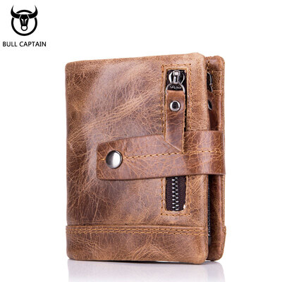 BULL CAPTAIN Cow Leather Men Wallet Fashion Coin Pocket Brand Trifold Multifunction Men Purse High Quality Male Card ID Holder
BULL CAPTAIN Cow Leather Men Wallet Fashion Coin Pocket Brand Trifold Multifunction Men Purse High Quality Male Card ID Holder