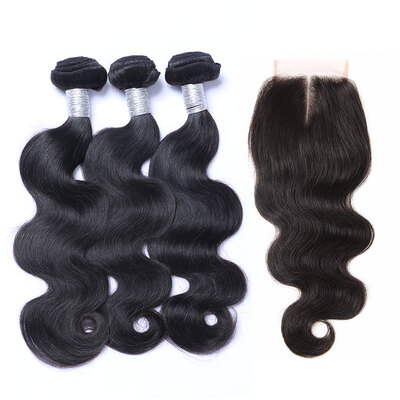8A Brazilian Virgin Hair Body Wave With Closure 3 Bundles Brazilian Remy Human Hair Weave And Lace Closure 4Pcs Lot Natural Black
8A Brazilian Virgin Hair Body Wave With Closure 3 Bundles Brazilian Remy Human Hair Weave And Lace Closure 4Pcs Lot Natural Black