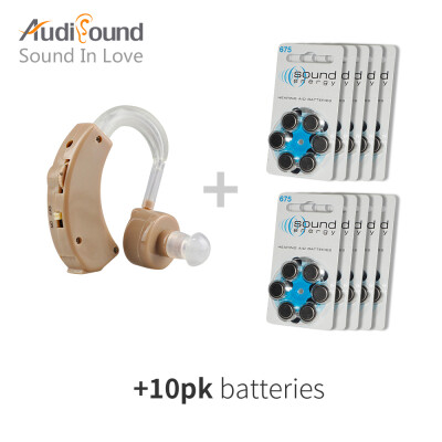 

Audisound Слуховые аппараты Лучший звуковой усилитель Небольшой удобный усилитель уха для уха для глухих с 60PCS / 10 CARD A675 Аккумулятор