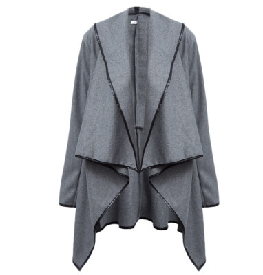 Autumn Winter Trench Coat Women Irregular Collar Lapel Side Zipper Woolen Coat Women Loose Sweater Outwear Plus Size S-4XL
Autumn Winter Trench Coat Women Irregular Collar Lapel Side Zipper Woolen Coat Women Loose Sweater Outwear Plus Size S-4XL
