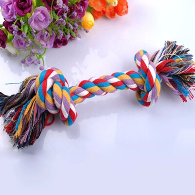 Cntomlv 1 Pcs pet dog Puppy Cotton Chew Knot Toy Durable Braided Bone Rope 15CM Funny Tool Random Color
Cntomlv 1 Pcs pet dog Puppy Cotton Chew Knot Toy Durable Braided Bone Rope 15CM Funny Tool Random Color