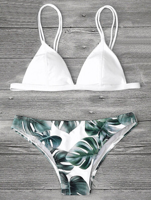 Fashion Women Sexy Bikini Leaf Printed Two Piece Bikini Summer Beach Swimsuit Bathing Suit Swimwear
Fashion Women Sexy Bikini Leaf Printed Two Piece Bikini Summer Beach Swimsuit Bathing Suit Swimwear