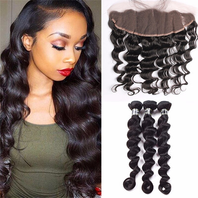 Amazing Star Bundles with Frontal Peruvian Virgin Hair Loose Wave with Frontal Closure Can Be Dyed&Bleached Natural Color
Amazing Star Bundles with Frontal Peruvian Virgin Hair Loose Wave with Frontal Closure Can Be Dyed&Bleached Natural Color