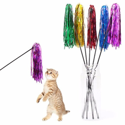 Cntomlv Pet cat Interactive toy Cute Design Bell&bird Feather Teaser Wand Plastic Toy for cats Color Multi Products For pet
Cntomlv Pet cat Interactive toy Cute Design Bell&bird Feather Teaser Wand Plastic Toy for cats Color Multi Products For pet