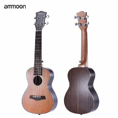 ammoon 24" Korean Pine Acoustic Concert Ukulele Ukelele Uke Wooden 18 Frets 4 Strings Okoume Neck Rosewood Fretboard String Instru
ammoon 24" Korean Pine Acoustic Concert Ukulele Ukelele Uke Wooden 18 Frets 4 Strings Okoume Neck Rosewood Fretboard String Instru