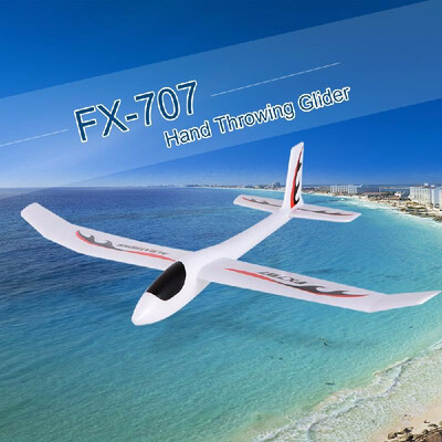 FX-707 1210mm Wingspan Hand Throwing Glider Fixed Wing RC Racing Airplane Outdoor Aircraft DIY
FX-707 1210mm Wingspan Hand Throwing Glider Fixed Wing RC Racing Airplane Outdoor Aircraft DIY