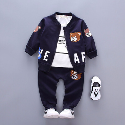 Brand New Children Boys Girls Clothing Sets Spring Autumn Fashion Style Cotton Coat With Pants Baby Clothes 3 Pcs Tracksuit
Brand New Children Boys Girls Clothing Sets Spring Autumn Fashion Style Cotton Coat With Pants Baby Clothes 3 Pcs Tracksuit