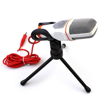 FirstSeller White Professional Condenser Microphone Mic w Stand For PC Laptop Skype MSN Singing 85503
FirstSeller White Professional Condenser Microphone Mic w Stand For PC Laptop Skype MSN Singing 85503