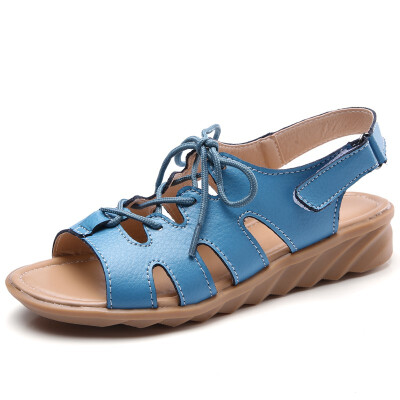 Women Gladiator Sandals Shoes Genuine Leather Lace Up Flat Heels Sandals Ladies Casual Summer Shoes Women Beach Sandals
Women Gladiator Sandals Shoes Genuine Leather Lace Up Flat Heels Sandals Ladies Casual Summer Shoes Women Beach Sandals