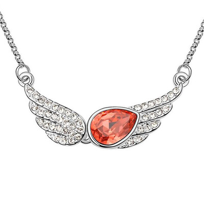 High Quality Vintage Wings Necklace Crystal from Austrian Elements Women Fashion Jewelry White Gold Plated 13309
High Quality Vintage Wings Necklace Crystal from Austrian Elements Women Fashion Jewelry White Gold Plated 13309