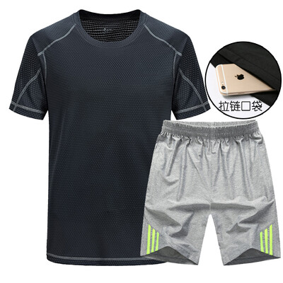 Sports suit men&39s summer short sleeve fitness suit men&39s sports T-shirt fitness suit breathable quick dry men&39s running suit
Sports suit men&39s summer short sleeve fitness suit men&39s sports T-shirt fitness suit breathable quick dry men&39s running suit