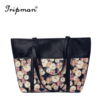 Tripman Casual PU Leather Bags New 2016 Floral Women Handbags Printing Women Shoulder Bags Large Casual Tote Handbag
Tripman Casual PU Leather Bags New 2016 Floral Women Handbags Printing Women Shoulder Bags Large Casual Tote Handbag