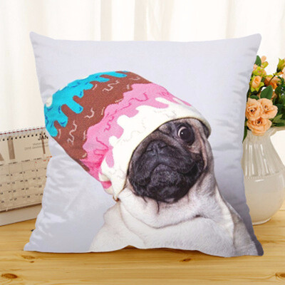 Cntomlv Hot Selling Wearing Hat Pug Home Decorative Sofa Cushion Throw Pillow Case Cotton Linen Square Pillows cushion cover
Cntomlv Hot Selling Wearing Hat Pug Home Decorative Sofa Cushion Throw Pillow Case Cotton Linen Square Pillows cushion cover