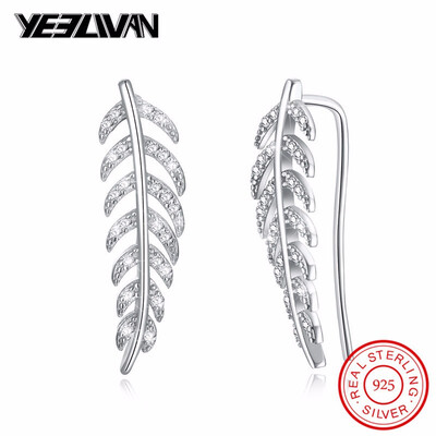 100 925 Sterling Silver Trendy Leaf Earrings for Women Blue Color Crystal Cuff Ear Clip Earing Fashion Jewelry Accessories 2018
100 925 Sterling Silver Trendy Leaf Earrings for Women Blue Color Crystal Cuff Ear Clip Earing Fashion Jewelry Accessories 2018