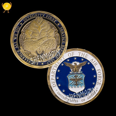 US Air Force Challenges the Commemorative Coin Free Eagle Military bronze coins Art collection
US Air Force Challenges the Commemorative Coin Free Eagle Military bronze coins Art collection