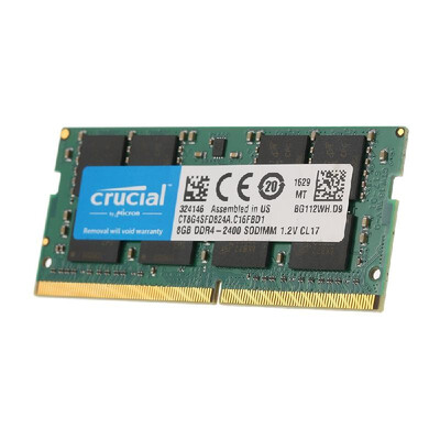 Single DDR4 2400MTs PC4-19200 CL17 12V SODIMM 260-Pin Memory for Laptop Notebook CT8G4SFD824A
Single DDR4 2400MTs PC4-19200 CL17 12V SODIMM 260-Pin Memory for Laptop Notebook CT8G4SFD824A