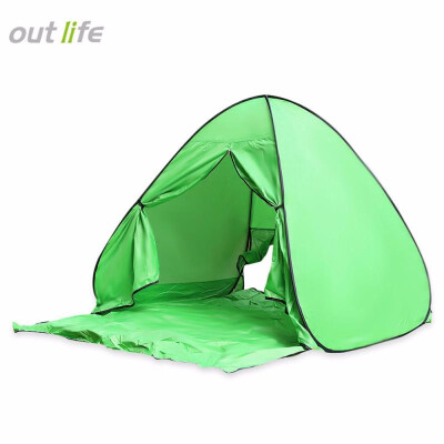 Outlife Outdoor Water Resistant Automatic Instant Setup 2 Person Beach Tent with Door Curtain
Outlife Outdoor Water Resistant Automatic Instant Setup 2 Person Beach Tent with Door Curtain
