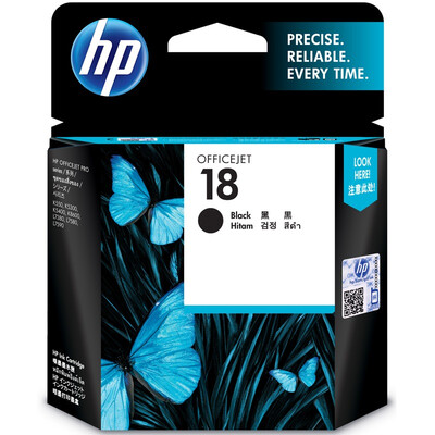 HP 18th Black Ink Cartridge C4936A for HP Officejet L7380 L7580 L7590 ProK5300 K5400dn K8600
HP 18th Black Ink Cartridge C4936A for HP Officejet L7380 L7580 L7590 ProK5300 K5400dn K8600