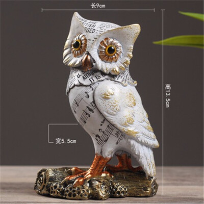 Creative American retro resin owl figurines living room bookcase home decorations personality owl animal ornaments
Creative American retro resin owl figurines living room bookcase home decorations personality owl animal ornaments