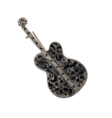 Idealway New Fashion Gun Black Alloy Unique Design Guitar Brooch Pin Unisex Jewelry
Idealway New Fashion Gun Black Alloy Unique Design Guitar Brooch Pin Unisex Jewelry