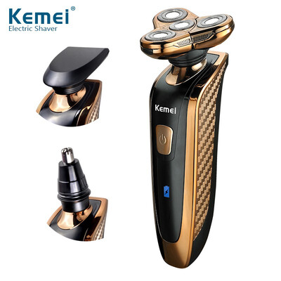 Kemei 3 in1 washable Rechargeable electric razors Triple Blade Electric shaving Razors For men Facial 3D floating k
Kemei 3 in1 washable Rechargeable electric razors Triple Blade Electric shaving Razors For men Facial 3D floating k