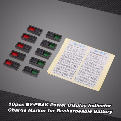 10pcs EV-PEAK GA102 Power Display Indicator Charge Marker Record Sticker for Rechargeable Battery
10pcs EV-PEAK GA102 Power Display Indicator Charge Marker Record Sticker for Rechargeable Battery