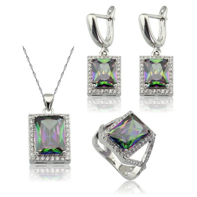 EIOLZJ Pink Cubic Zirconia Silver Plated Jewelry Sets for Women Six Colors Available Free Jewelry Box
EIOLZJ Pink Cubic Zirconia Silver Plated Jewelry Sets for Women Six Colors Available Free Jewelry Box