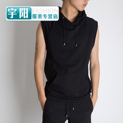 Season Sleeveless T-Shirt Korean Vest Sleeve Mens Shirt Mens Hood Body Short Sleeve Slim Sports
Season Sleeveless T-Shirt Korean Vest Sleeve Mens Shirt Mens Hood Body Short Sleeve Slim Sports
