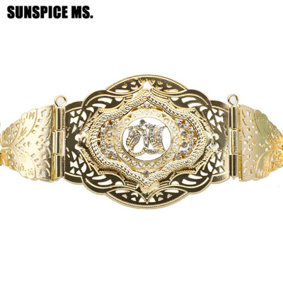 New Arabia Letters Metal Relief Waist Chain Belt For Women Gold Color Adjust Length Thin Sash Wedding Jewelry Ethnic Girdle 2018
New Arabia Letters Metal Relief Waist Chain Belt For Women Gold Color Adjust Length Thin Sash Wedding Jewelry Ethnic Girdle 2018