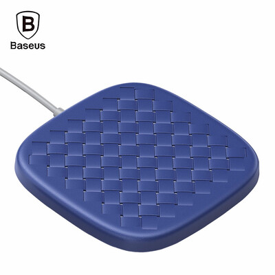 Baseus BSWC - P13 Fast Wireless Charger Woven Leather Charging Pad 10W The woven leather surface is breathable&stylish
Baseus BSWC - P13 Fast Wireless Charger Woven Leather Charging Pad 10W The woven leather surface is breathable&stylish