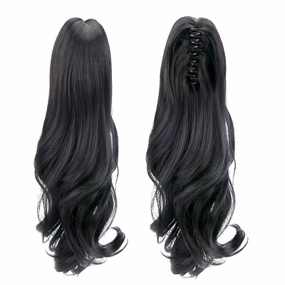 Synthetic Ponytail Wig Hair Extensions Claw on Hairpiece 18inch Long Wave Blonde Clip In Ponytail Hair Extensions Heat Resistant
Synthetic Ponytail Wig Hair Extensions Claw on Hairpiece 18inch Long Wave Blonde Clip In Ponytail Hair Extensions Heat Resistant