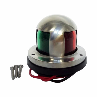 12V 5W Marine Boat Yacht Dual-colorRedGreenNavigation Light Stainless Steel 304
12V 5W Marine Boat Yacht Dual-colorRedGreenNavigation Light Stainless Steel 304