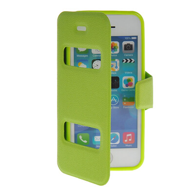 MOONCASE View Window Leather Side Flip Pouch Stand Shell Back ЧЕХОЛ ДЛЯ Apple iPhone 5C Green
MOONCASE View Window Leather Side Flip Pouch Stand Shell Back ЧЕХОЛ ДЛЯ Apple iPhone 5C Green