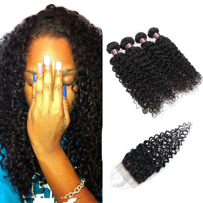 Ishow Hair 7A Malaysian kinky curly Human Hair 4 Bundles With Closure With Baby Hair Free Shipping Deep Curly Extensions
Ishow Hair 7A Malaysian kinky curly Human Hair 4 Bundles With Closure With Baby Hair Free Shipping Deep Curly Extensions