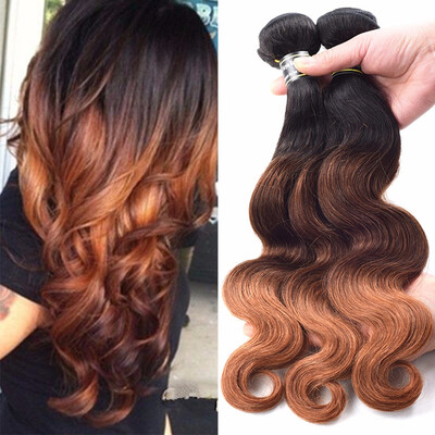 Amazing Star Peruvian Human Hair Ombre Hair 3 Bundles Body Wave T1B30 Two Tone Ombre Human Hair Bundles Ombre Hair Extensions
Amazing Star Peruvian Human Hair Ombre Hair 3 Bundles Body Wave T1B30 Two Tone Ombre Human Hair Bundles Ombre Hair Extensions