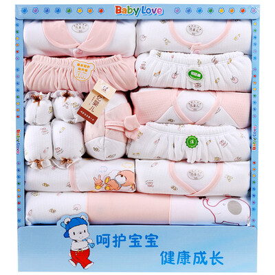 Baby baby gift box newborn clothing baby autumn&winter underwear set 15 sets of warm section 607-2 pink
Baby baby gift box newborn clothing baby autumn&winter underwear set 15 sets of warm section 607-2 pink