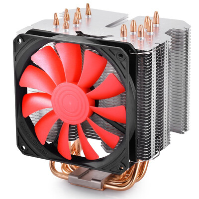 Kyushu Fengshen (DEEPCOOL) Lucifer CPU radiator (multi-platform / 6 heat pipe / intelligent temperature control / 12CM fan / with silicone grease / mute
Kyushu Fengshen (DEEPCOOL) Lucifer CPU radiator (multi-platform / 6 heat pipe / intelligent temperature control / 12CM fan / with silicone grease / mute