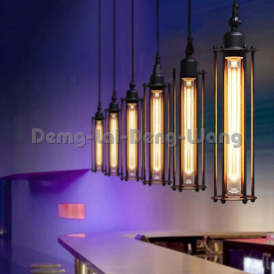 Ancient black iron pipe shape used filament bulb pendant light chandelier for bar counter
Ancient black iron pipe shape used filament bulb pendant light chandelier for bar counter