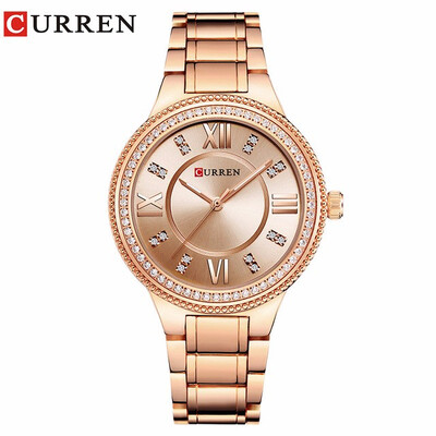 CURREN 9004 Top Luxury Brand Women Quartz Watch Crystal Design Ladies wristwatches relogio feminino
CURREN 9004 Top Luxury Brand Women Quartz Watch Crystal Design Ladies wristwatches relogio feminino
