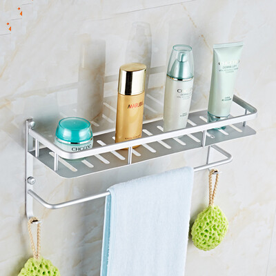 Bathroom Bathroom Kitchen Shelf Free Punch Space Aluminum Single Shelf With Towel Rack
Bathroom Bathroom Kitchen Shelf Free Punch Space Aluminum Single Shelf With Towel Rack