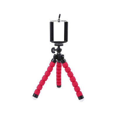 BT Remote Control Mini Flexible Sponge Octopus Tripod for Mobile Phone Smartphone Camera Accessory Red
BT Remote Control Mini Flexible Sponge Octopus Tripod for Mobile Phone Smartphone Camera Accessory Red