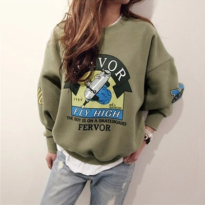 Winter Autumn Harajuku Funny Cartoon Tracksuit Women Pullover Hoodies Loose Female Sweatshirt
Winter Autumn Harajuku Funny Cartoon Tracksuit Women Pullover Hoodies Loose Female Sweatshirt